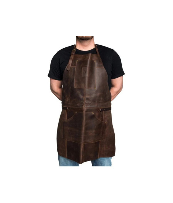 BeaverCraft kožená zástěra AP2X hnědá
