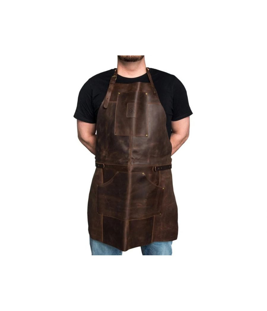 BeaverCraft kožená zástěra AP2X hnědá