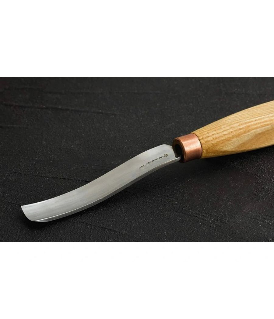 BeaverCraft rydlo K6L/15 dlouhé, prohnuté - duté, 15 mm