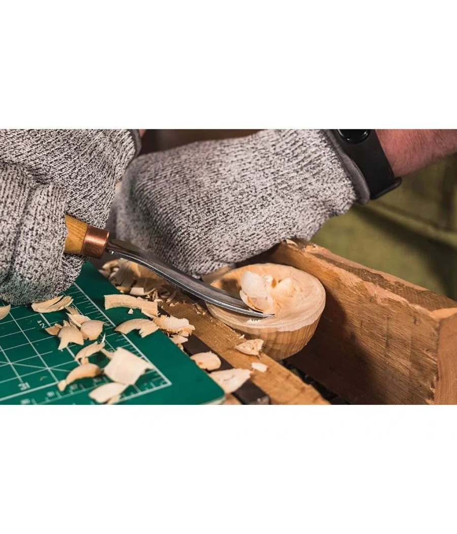 BeaverCraft rydlo K6L/15 dlouhé, prohnuté - duté, 15 mm