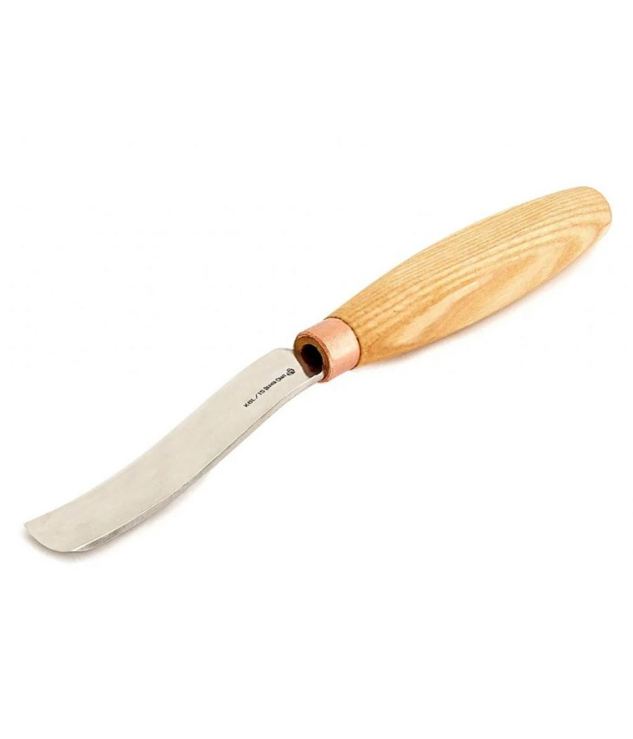BeaverCraft rydlo K6L/15 dlouhé, prohnuté - duté, 15 mm