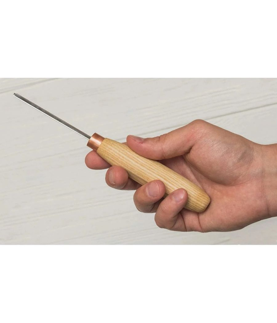 BeaverCraft rydlo K12/02 V profil 12 - rovné, 2 mm