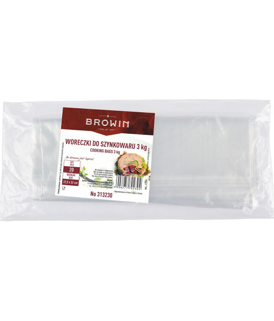 Plastové sáčky pro šunkovar 3,0 kg - 20 ks