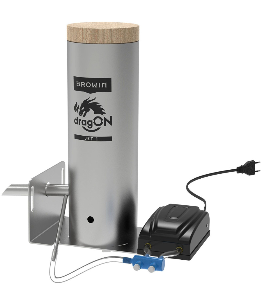 Elektrická udírna DragON s mobilní základnou + čisticí prostředek