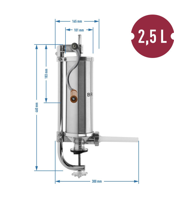 Vertikální plnička BROWIN 2,5 kg