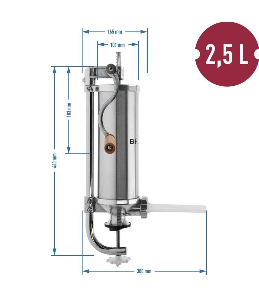 Vertikální plnička BROWIN 2,5 kg