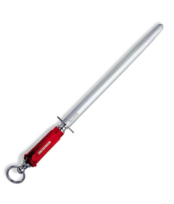 DICK DICKORON oválná ocílka s červenou rukojetí 30 cm