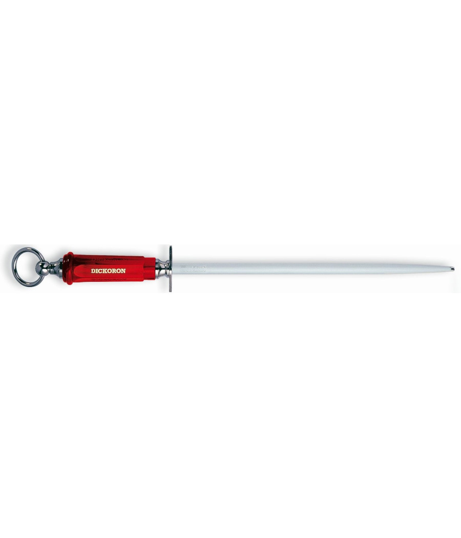 Kruhová ocílka s červenou rukojetí DICK DICKORON 30 cm