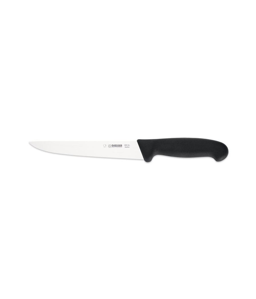 GIESSER, vykrvovací nůž černé barvy, 18 cm, 3005-18s