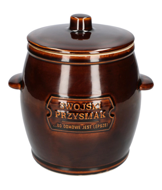 Kameninový sud s víkem, 4,5 l