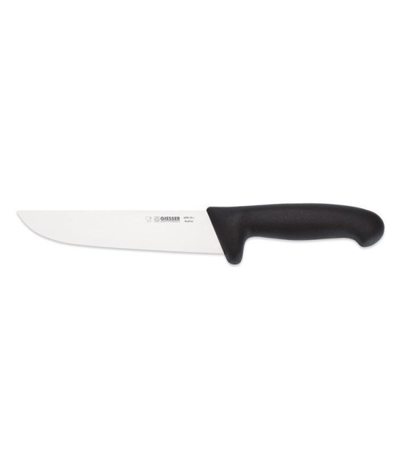 Giesser řeznický rovný nůž černý, 18 cm, 4005-18s