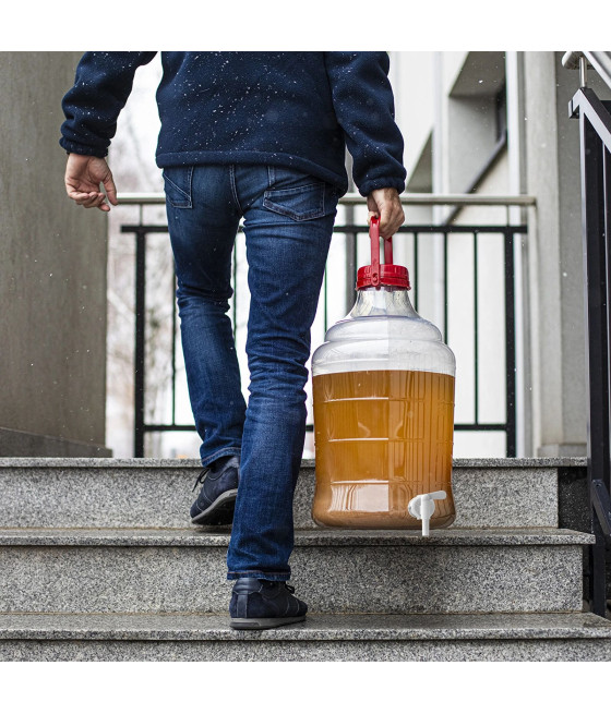 25 l demižón s rukojetí a kohoutkem