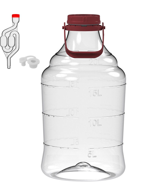 20 l demižón s rukojetí