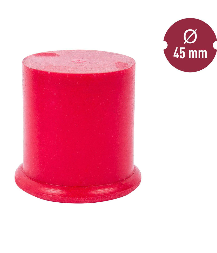 Červená zátka na demižóny – ø 45 mm