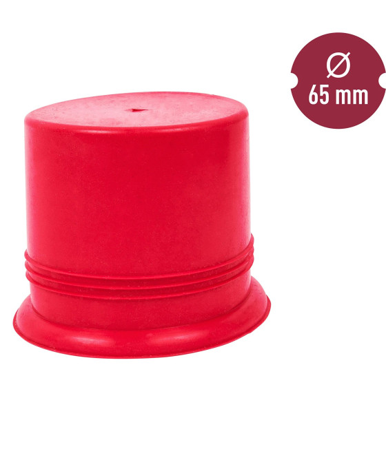 Červená zátka na demižóny – o 65 mm