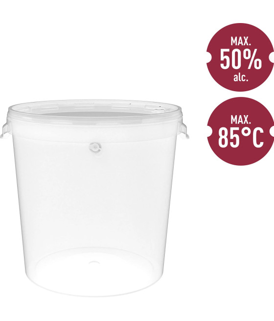 30 l fermentační nádoba s víkem Browin - sada
