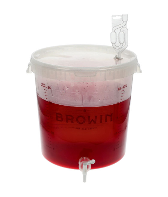 30 l fermentační nádoba s víkem a kohoutkem Browin