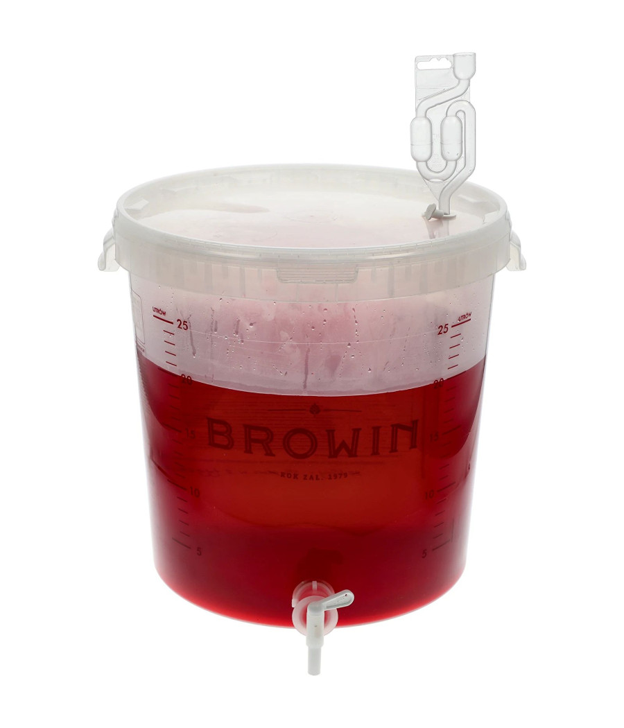 30 l fermentační nádoba s víkem a kohoutkem Browin