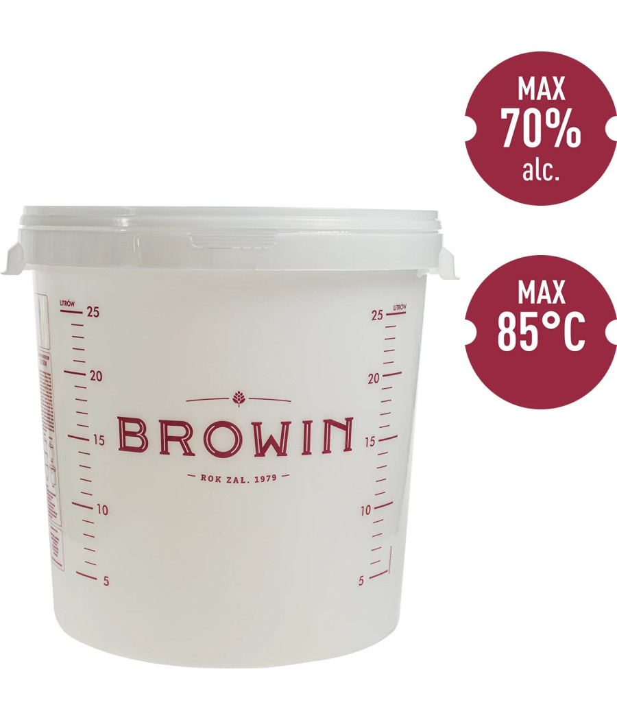 30 l fermentační nádoba s víkem Browin