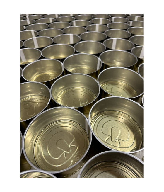 Plechovka na konzervování 99x47 mm s trhacím víčkem na dně, bal. 160 ks/350 g