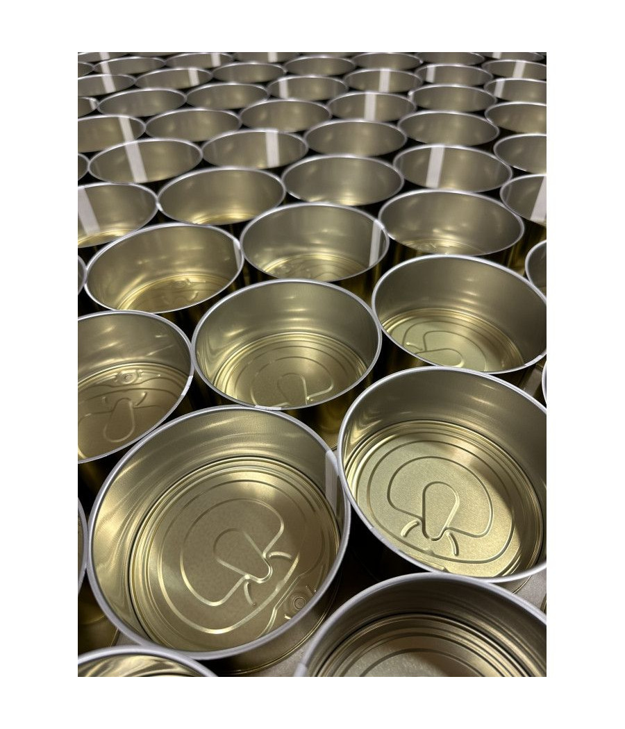 Plechovka na konzervování 99x47 mm s trhacím víčkem na dně, bal. 160 ks/350 g
